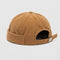 Casquette Sans Visière Velours Côtelé Camel