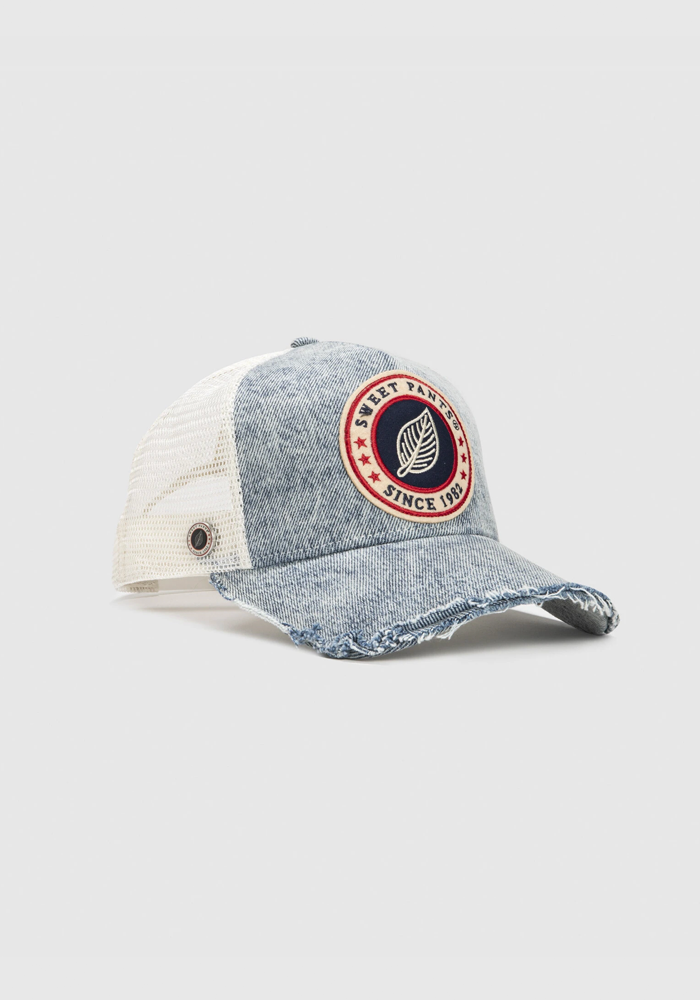 Casquette Home Run Denim Snow Off White - Sweet Pants