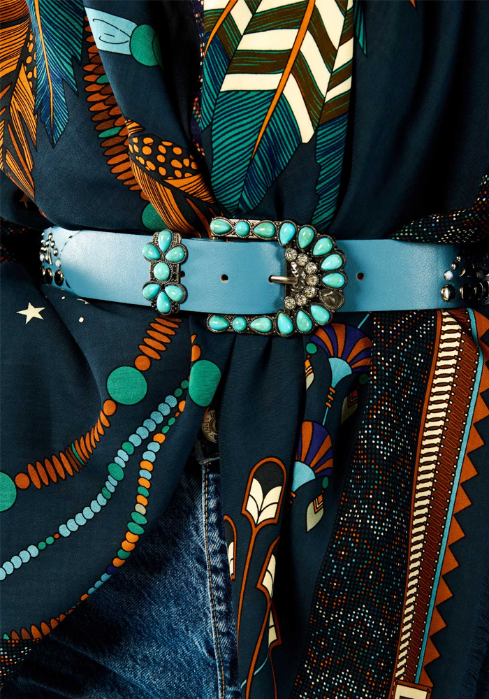 Ceinture Lazaro Bleue - Wild Paris