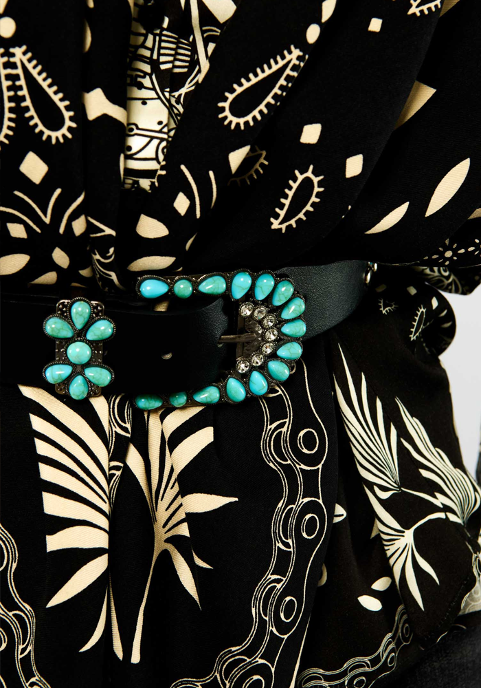 Ceinture Lazaro Noire - Wild Paris