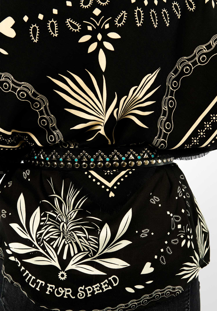 Ceinture Lazaro Noire - Wild Paris