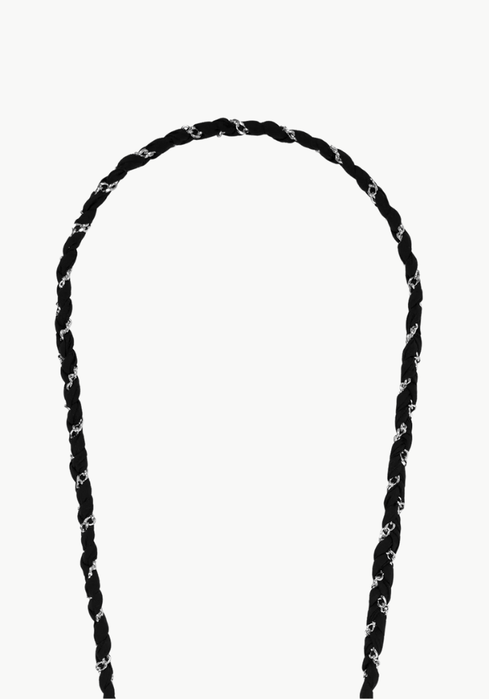 Bijou De Téléphone Doha Noir/Argent - La Coque Française