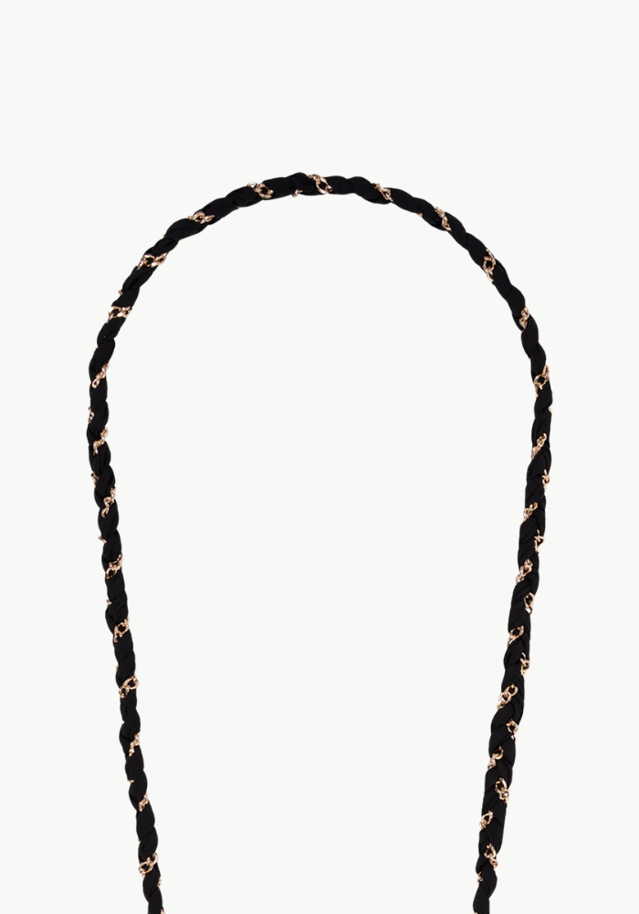 Bijou De Téléphone Doha Noir/Dorés - La Coque Française