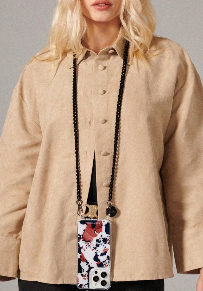 Bijou De Téléphone Sona Noir - La Coque Française