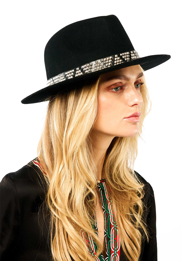 Chapeau Dalia Noir - Wild Paris