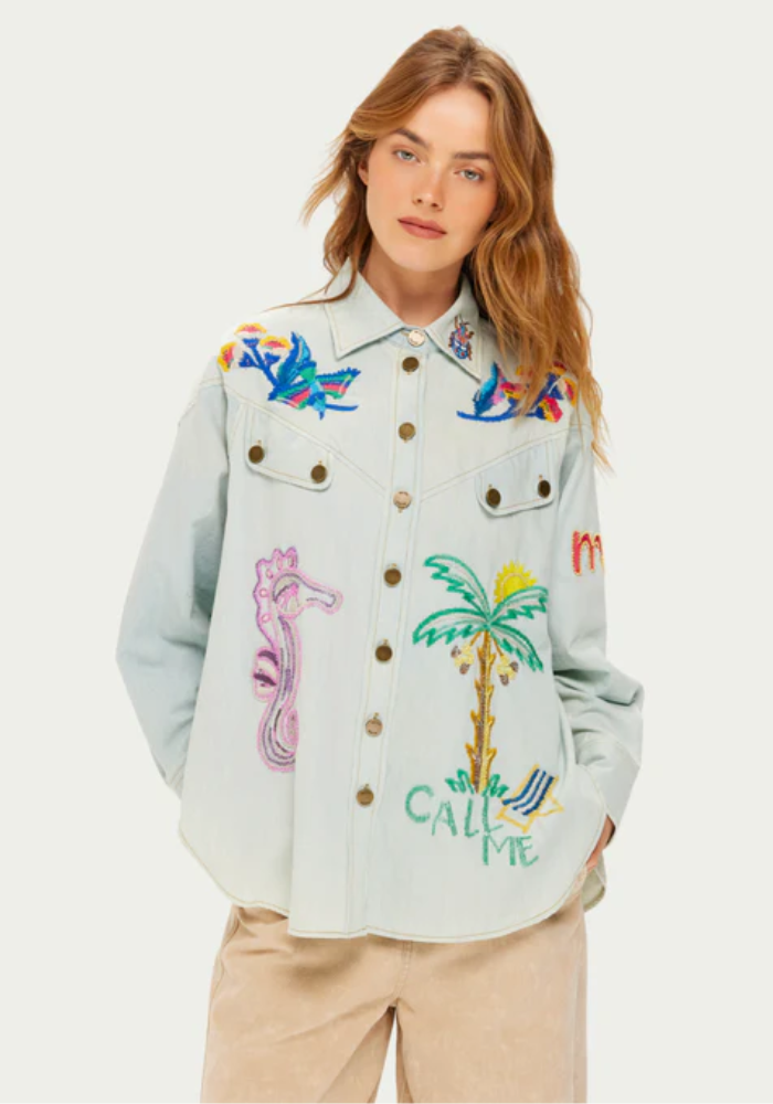 Chemise Adelyn Bleu - Me369