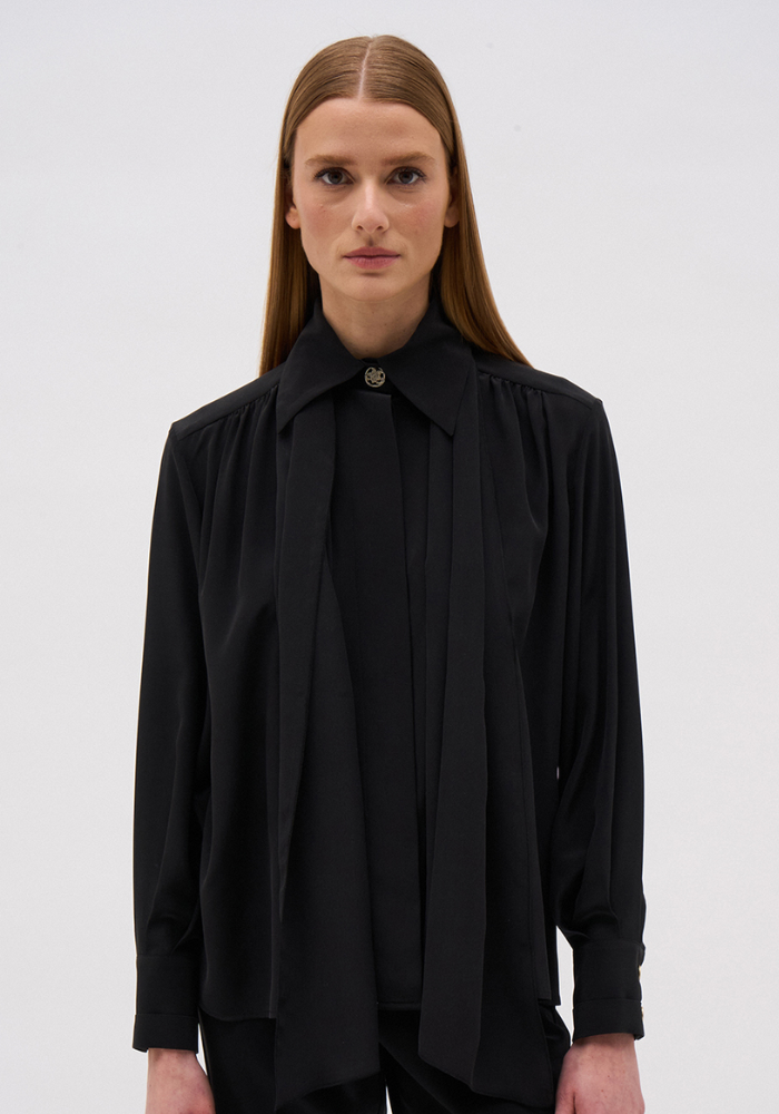 Chemise Charlie Noire -  DMN Paris