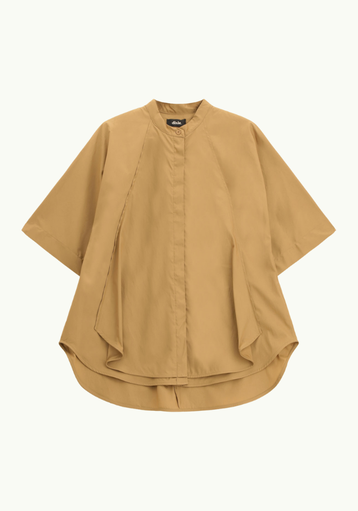 Chemise Col Mao Cognac - Dixie