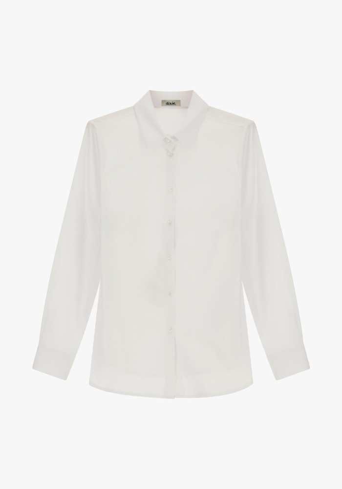 Chemise Droite Cintrée Blanc - Dixie