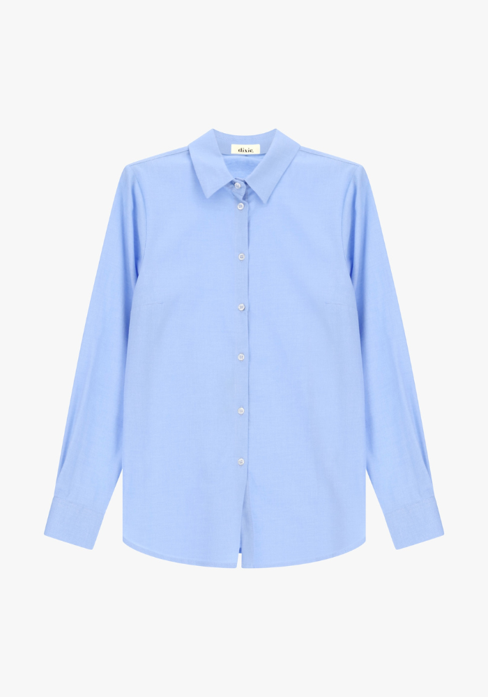 Chemise Droite Cintrée Céleste - Dixie