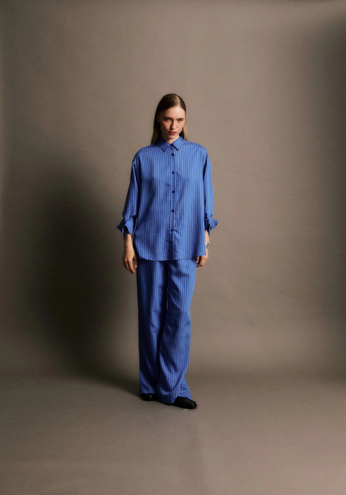 Chemise Owen Bleu Electrique - Jiji Studio