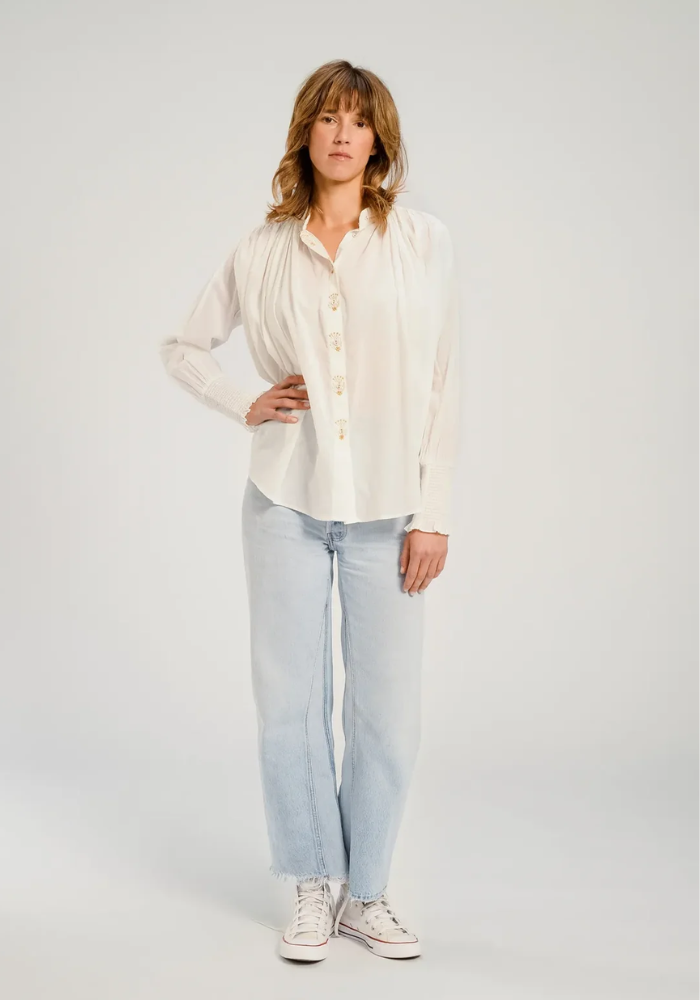 Chemisier Santiago Blanc - V De Vinster