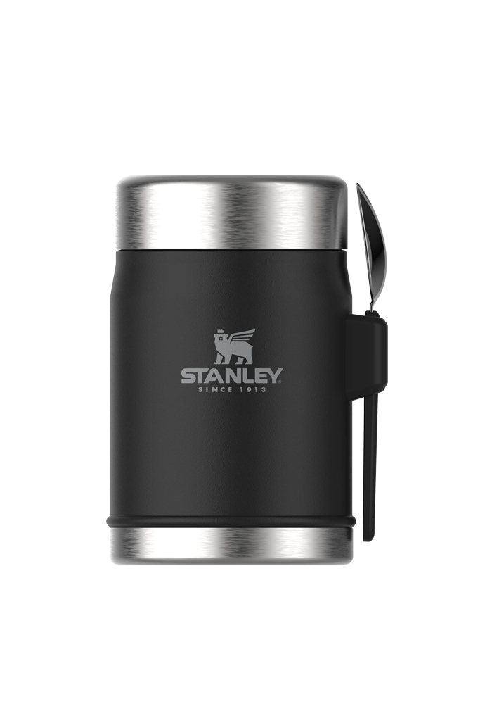 Boite Isotherme The Legendarey Food Jar Matte Black Pebble - Stanley