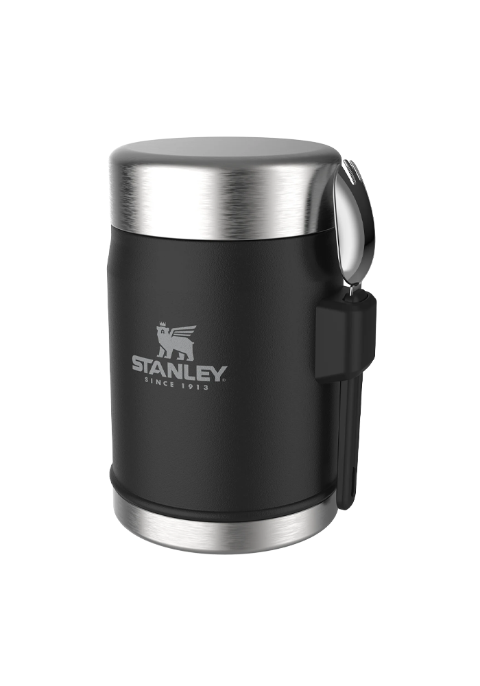 Boite Isotherme The Legendarey Food Jar Matte Black Pebble - Stanley