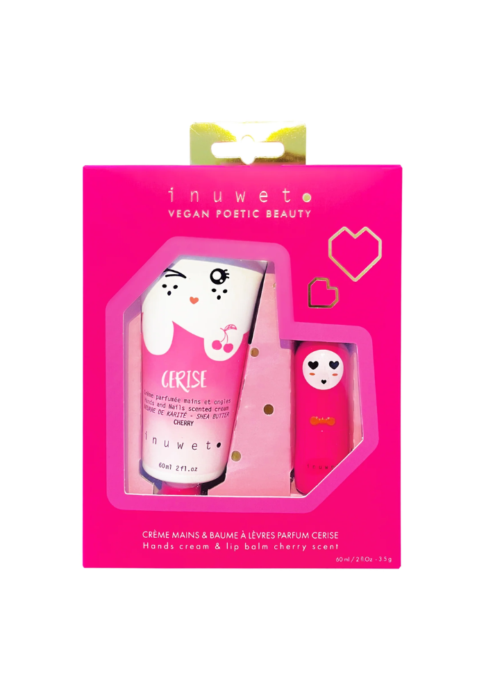 Coffret Wizz Cerise Crème Mains Et Baume Cerise - Inuwet