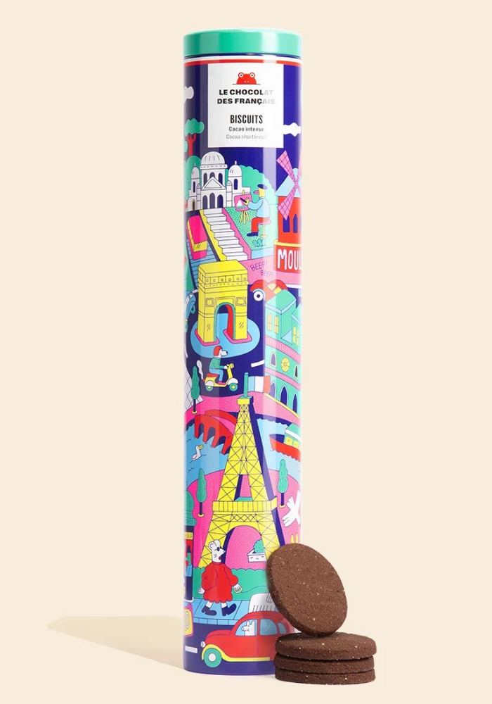 Coffret De Biscuits Pépites De Chocolat Noir