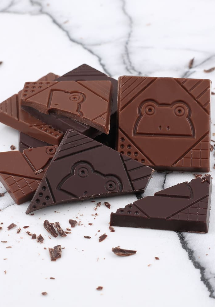 Coffret de 4 Carrés De Chocolat Bio Love