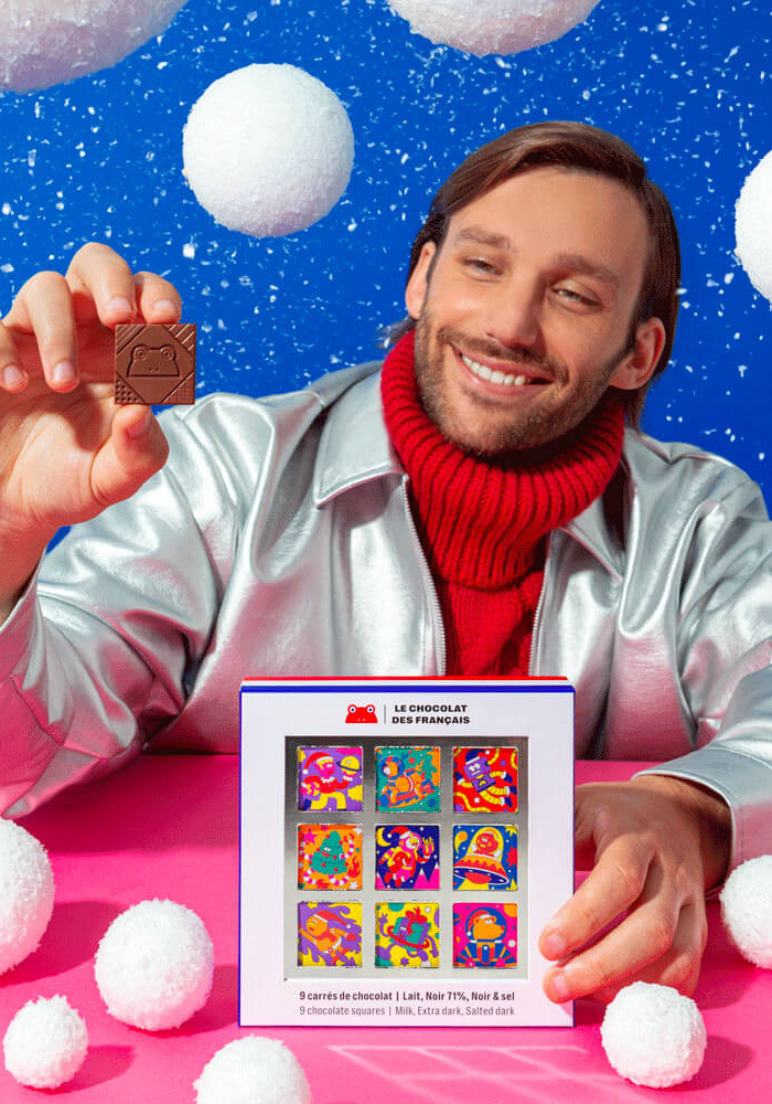 Coffret de Noël « Un Noël Galactique » - Le Chocolat Des Francais