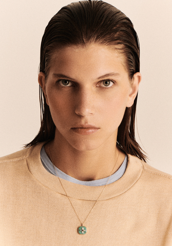 Collier Bowie 2 Turquoise - Pascale Monvoisin