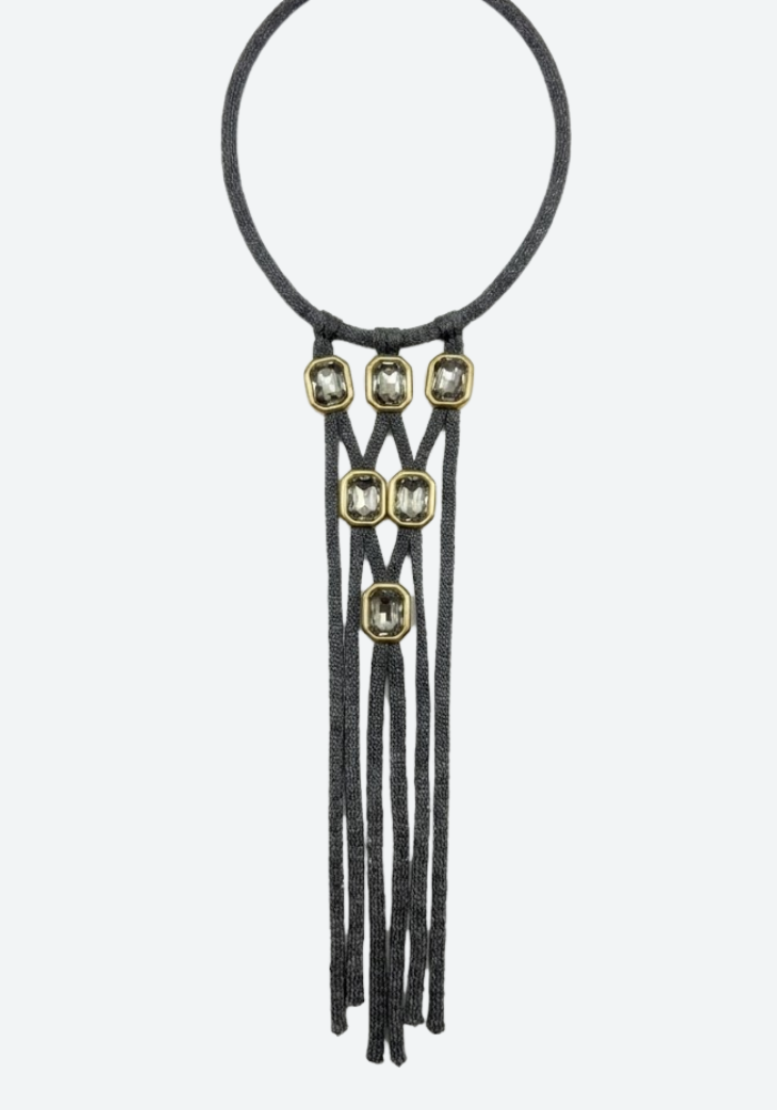 Collier Cachemire Rivière Cristaux Petit - Sélectionné par Blush