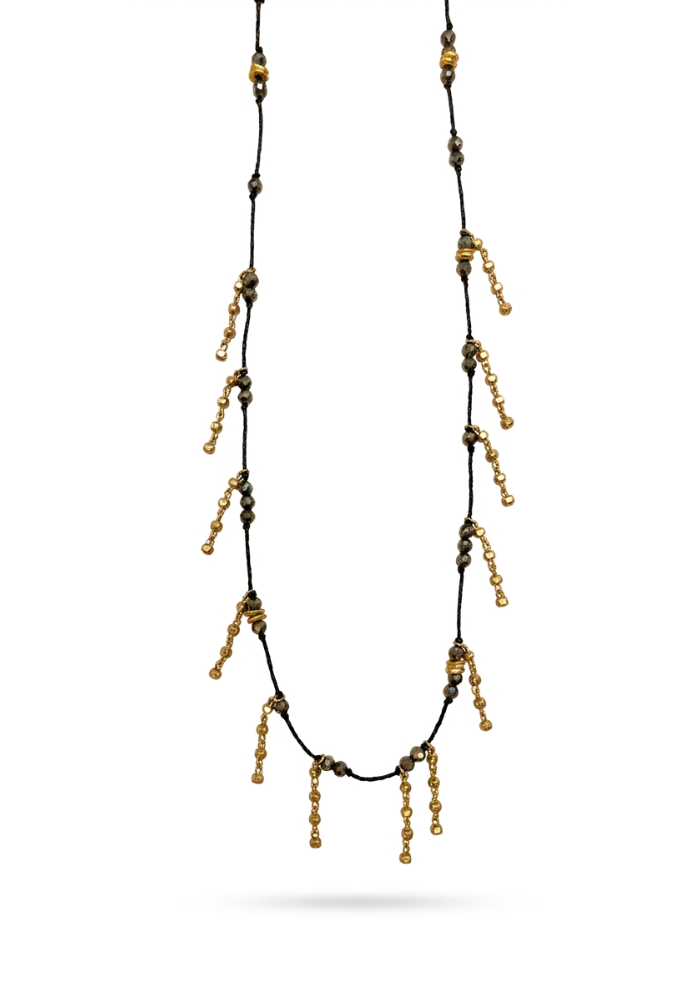 Collier Cassy Pyrite - Hanka Ïn