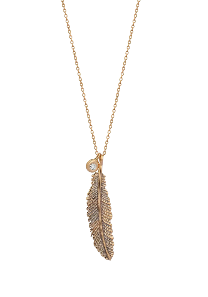 Collier Feather Midi - Kismet By Milka