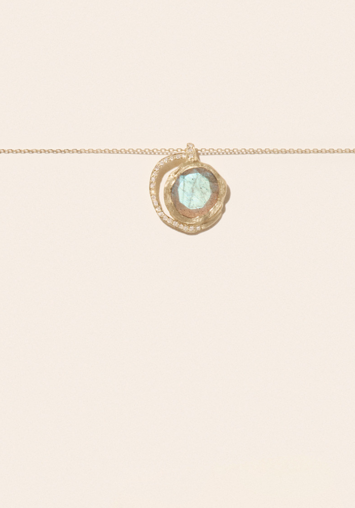 Collier Gaia 3 Labradorite - Pacsale Monvoisin