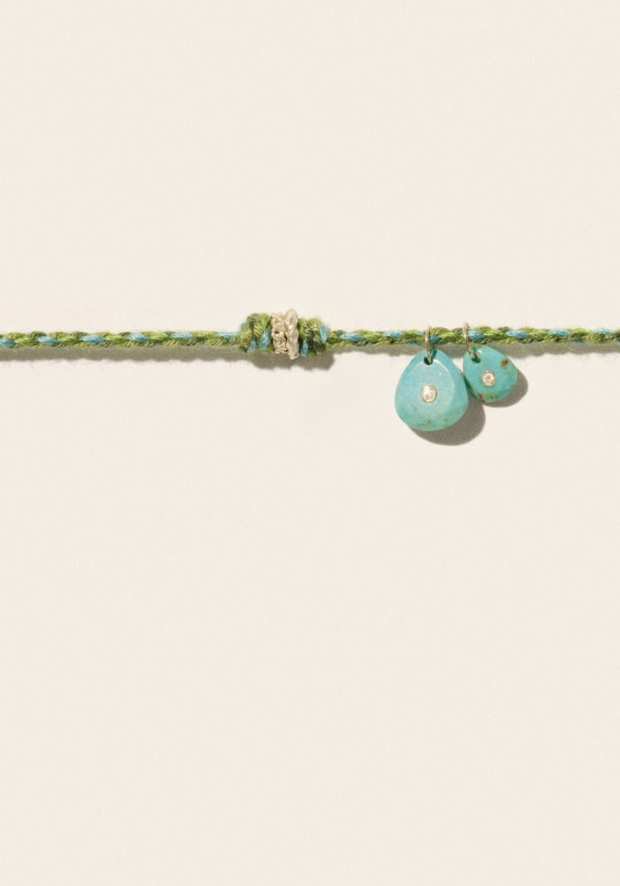 Collier Holi Turquoise - Pascale Monvoisin