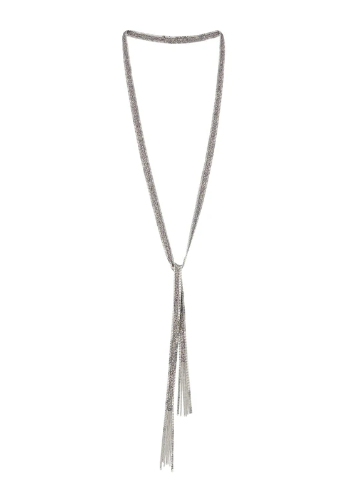 Collier Long 1D005 Argenté - Marie-Laure Chamorel