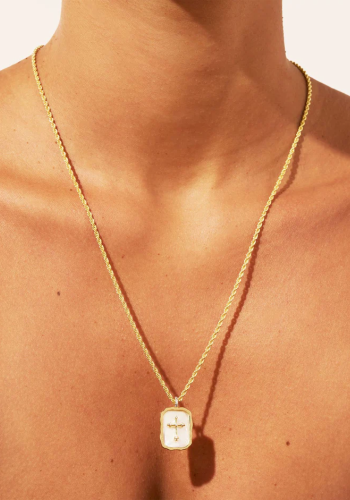 Collier Manifeste Pendentif Croix - Be Maad