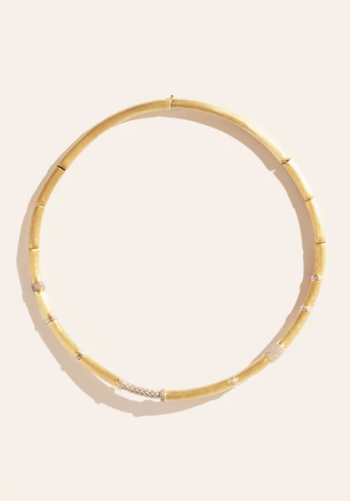 Collier Minuit Argent Et Zircons - Be Maad