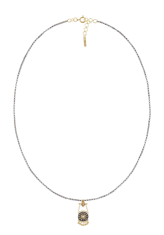 Collier N°893 Ruthénium - Marie-Laure Chamorel