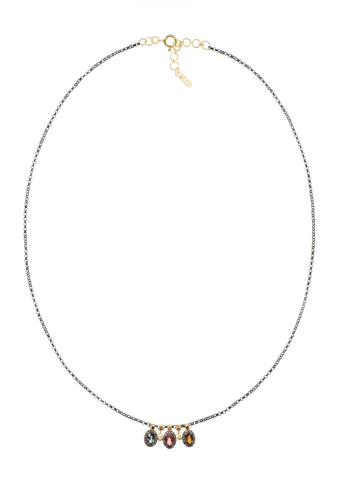 Collier N°918 Ruthénium - Marie-Laure Chamorel