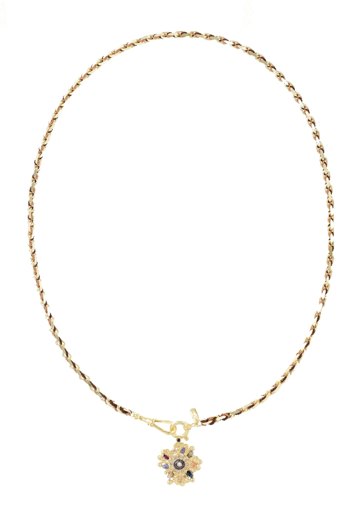 Collier N°977 Gold Brown Caramel - Marie Laure Chamorel