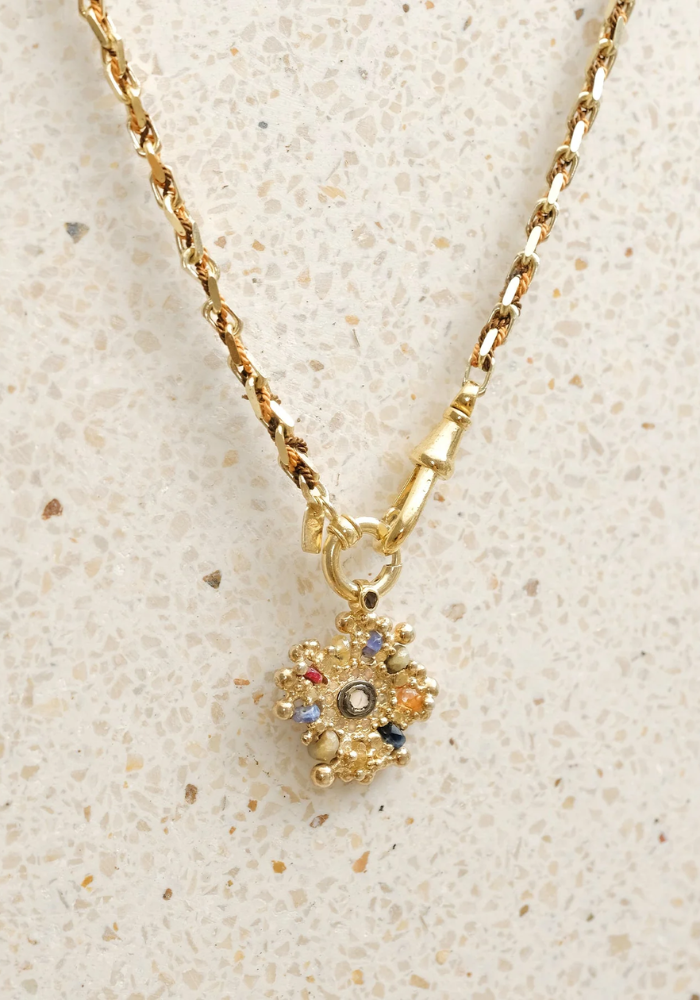 Collier N°977 Gold Brown Caramel - Marie Laure Chamorel