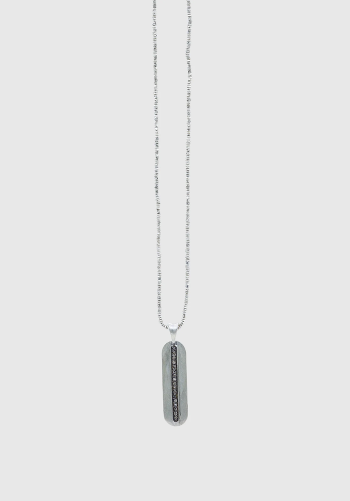 Collier Pépite Saphale Argenté - Baya Creation Paris