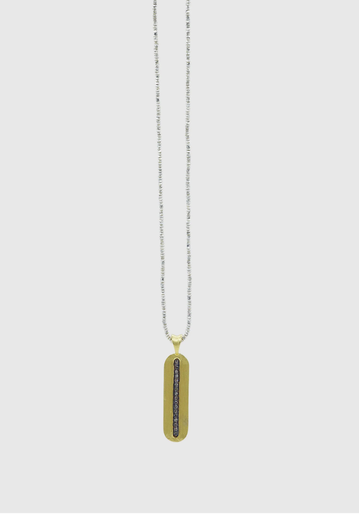 Collier Pépite Saphale Doré - Baya Creation Paris