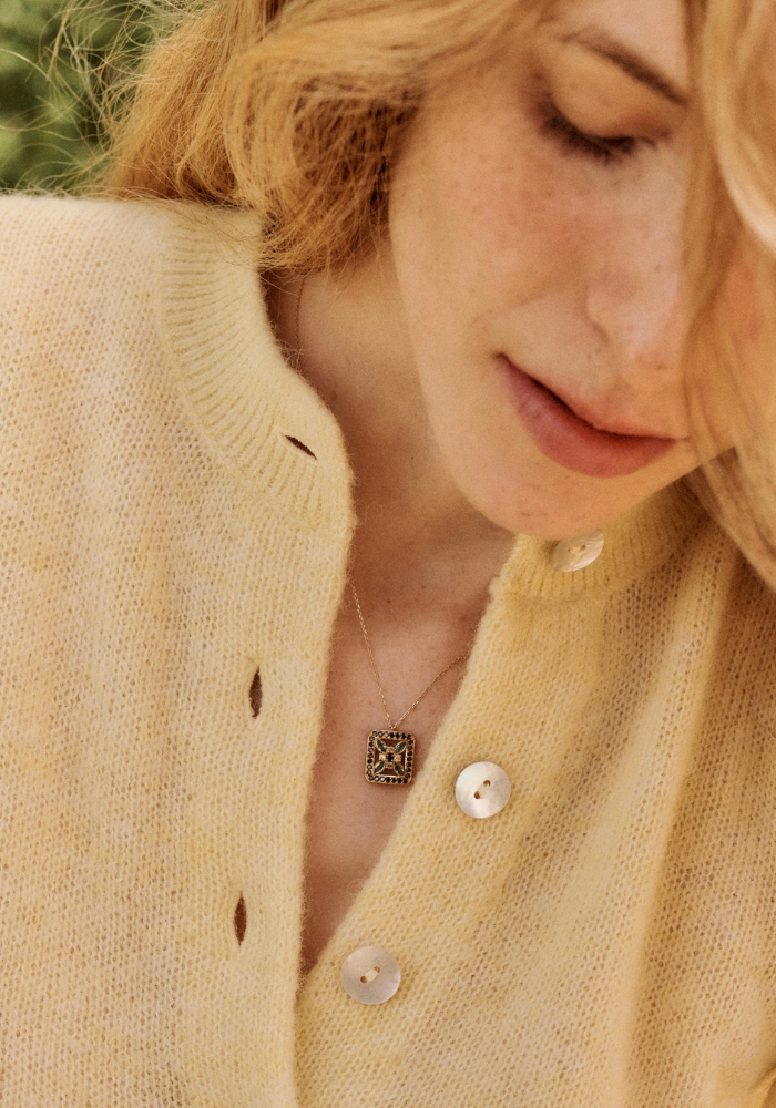 Collier Rita 4 Vert - Sophie D'Agon