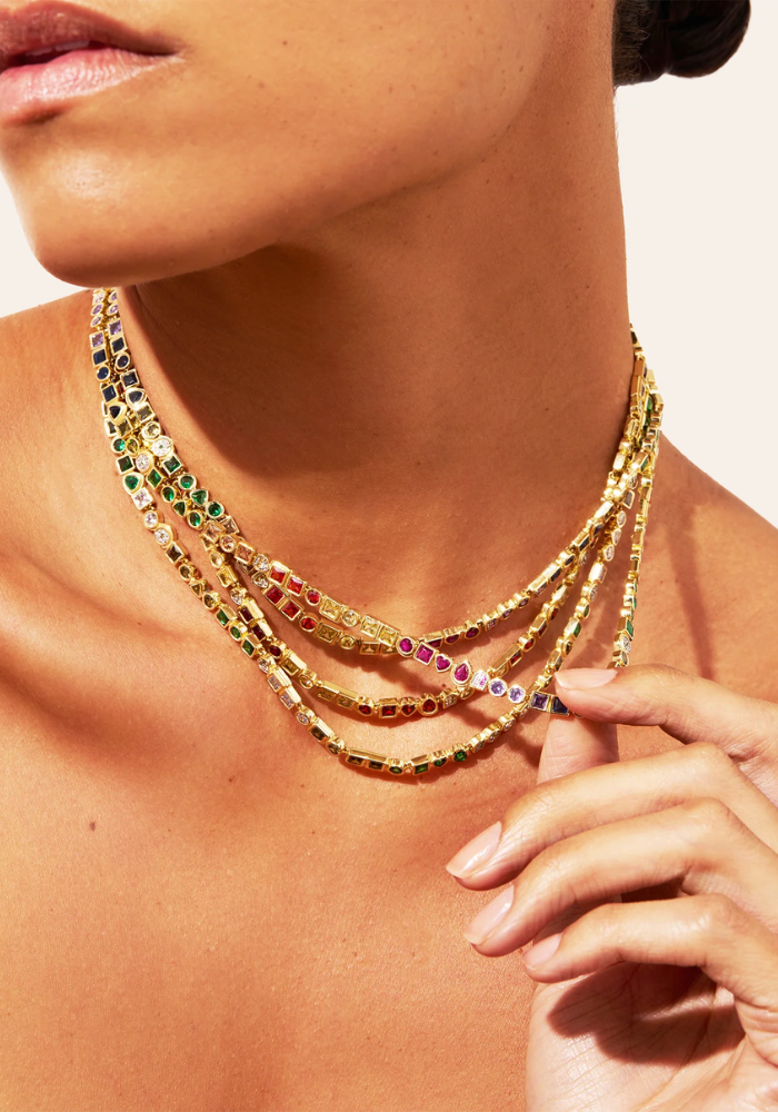 Collier Rivière Vert - Be Maad