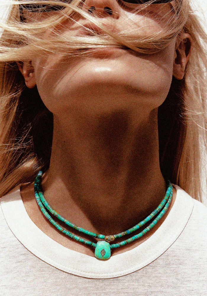 Collier Taylor N°1 Turquoise