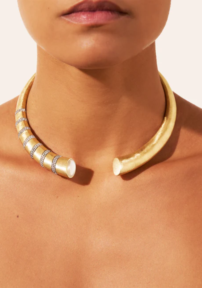 Collier Torque Minuit Nacre - Be Maad