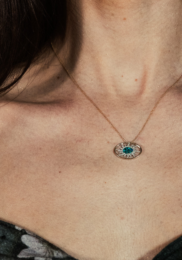 Collier Sola Médium Pyrite - LSonge