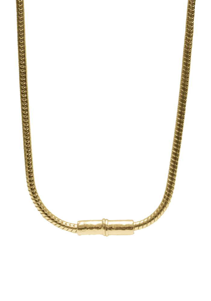 Collier Chaîne Serpent Doré - Sing A Song