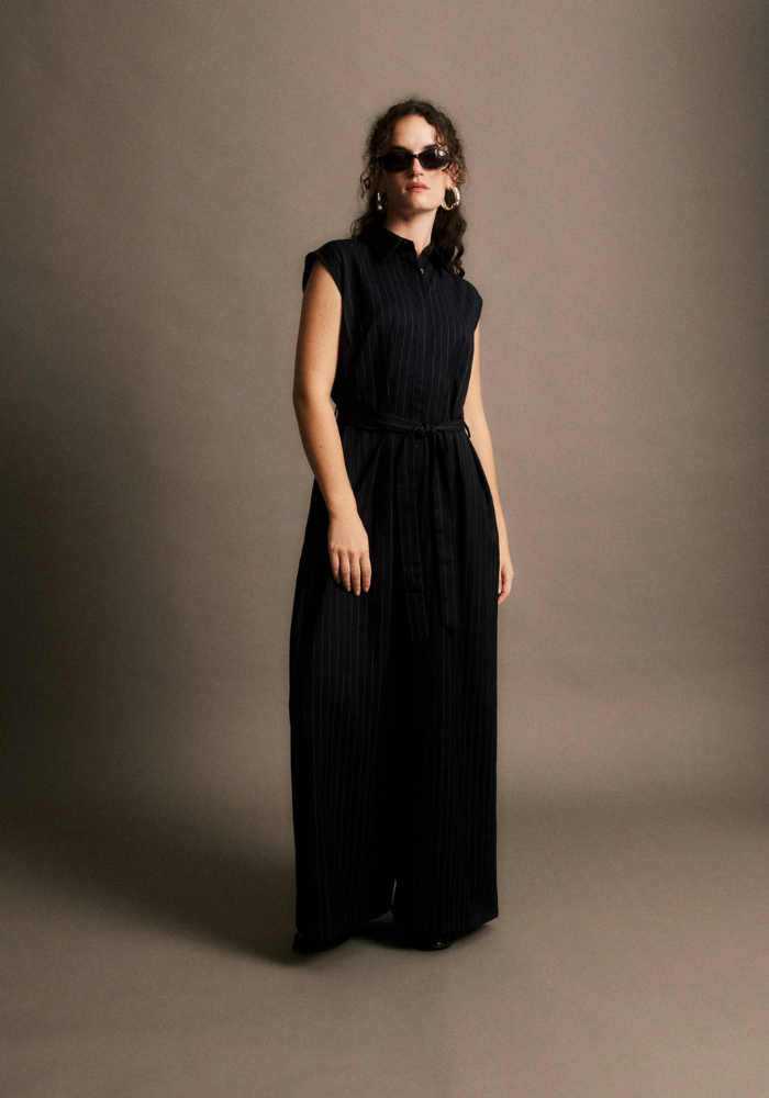 Combi-Pantalon Noah Bleu Nuit - Jiji Studio