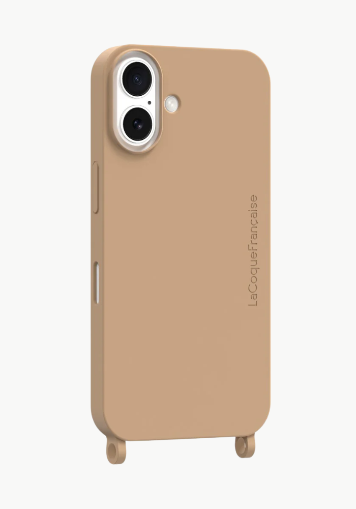 Coque Anneaux Soft Touch Beige - La Coque Française