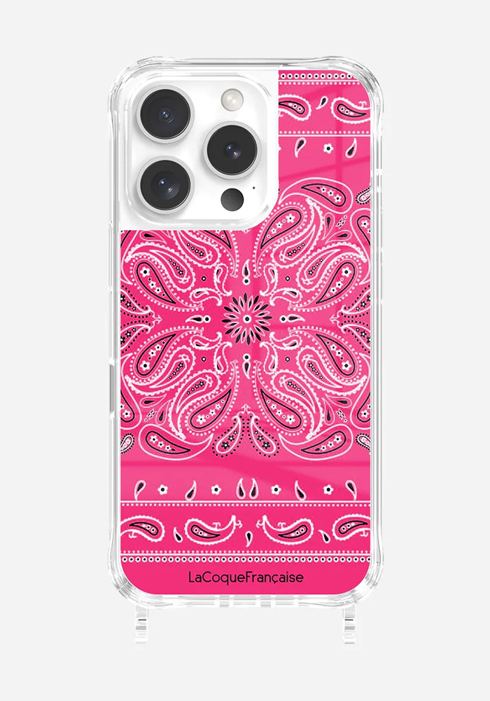 Coque De Téléphone Bandana Rose Fluo - La Coque Française