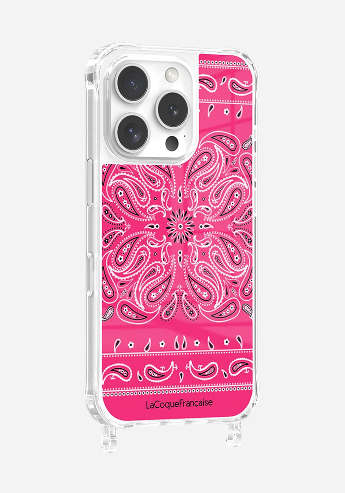 Coque De Téléphone Bandana Rose Fluo - La Coque Française