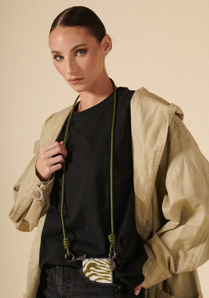 Cordon De Téléphone Nolan Kaki - La Coque Française