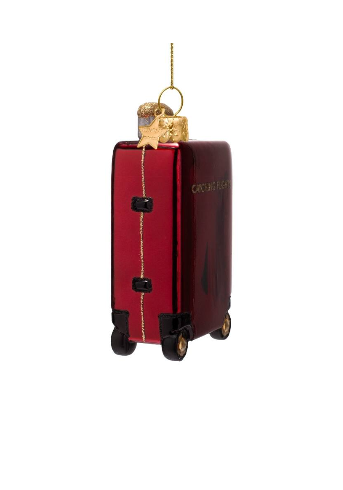 Décoration À Suspendre Valise Bordeaux - Sélectionné par Blush