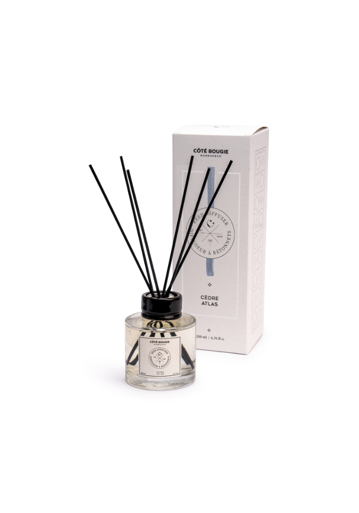 Diffuseur Bâtonnet Cèdre De l'Atlas 200ml - Côté Bougie